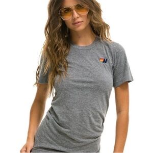 Aviator Nation Gray Basic T-Shirt